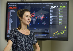 Behind the Johns Hopkins University coronavirus dashboard