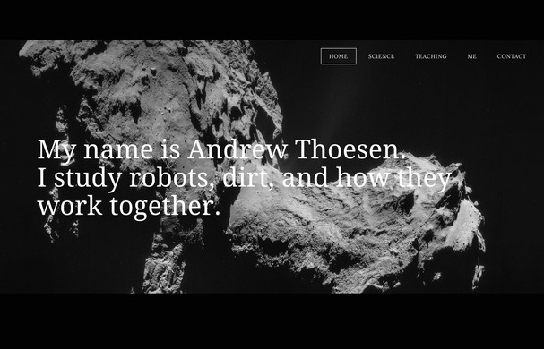 Build-your-own website for scientists