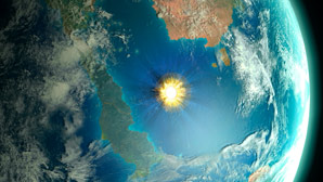 Microbes defied deadly asteroid