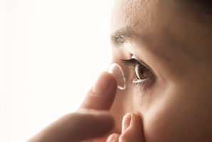 Non-contact charging of smart contact lenses