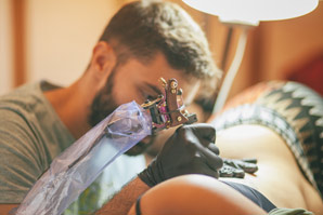A smart tattoo monitors health metrics