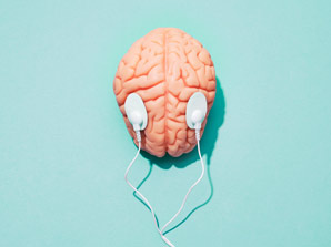 Wireless recharging for implantable brain devices