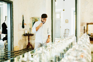 Enzyme chemists sniff the sweet smell of success