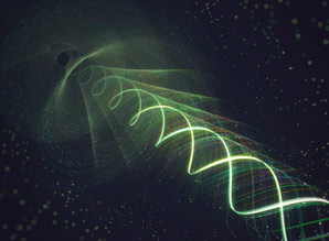 Imaging helices in polymer molecules