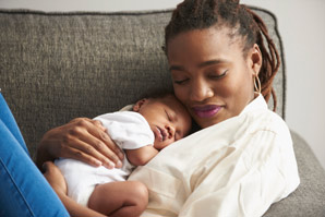 Factors that increase maternal cells in infants