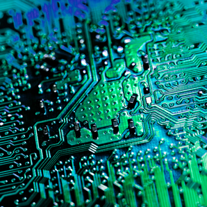 Stretchable electronics using liquid-metal beads